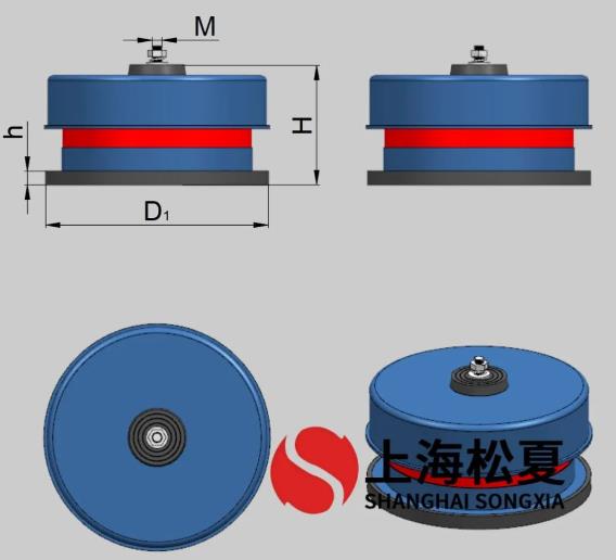 松夏ZT型阻尼彈簧減振器的優勢與應用